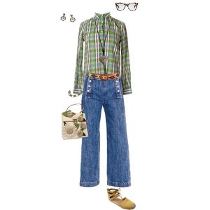 J.Crew Point Sur Dramatic Sailor Jean sz. 28